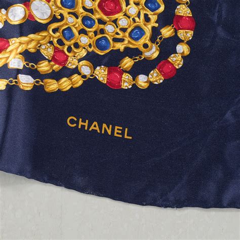 chanel scarf silk|authentic Chanel silk scarf.